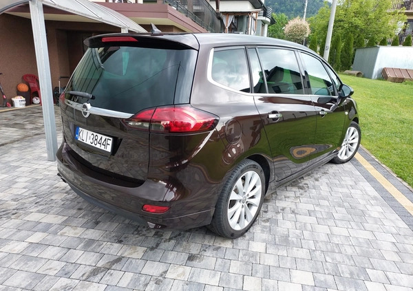 Opel Zafira cena 38900 przebieg: 144100, rok produkcji 2012 z Limanowa małe 211